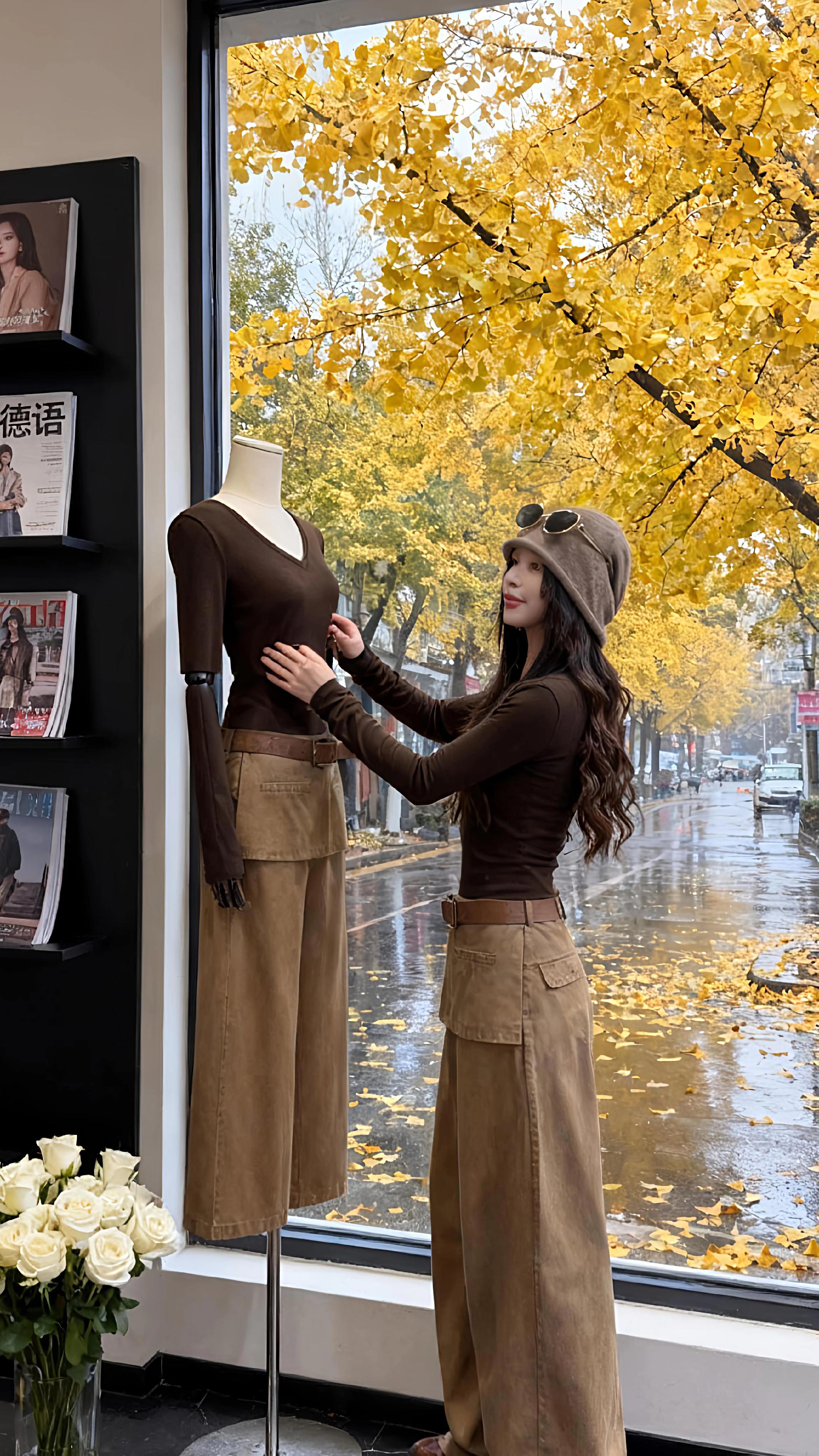 #高级感穿搭 #温柔穿搭 #韩系穿搭 #通勤搭配 #早秋穿搭