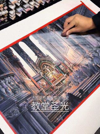 画画的老张和面包