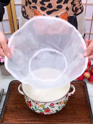 饺子馅挤水器菜馅挤馅袋家用白菜沥水袋豆浆过滤袋脱水器压菜好物#挤菜袋#菜馅挤水袋#厨房好物#挤水袋