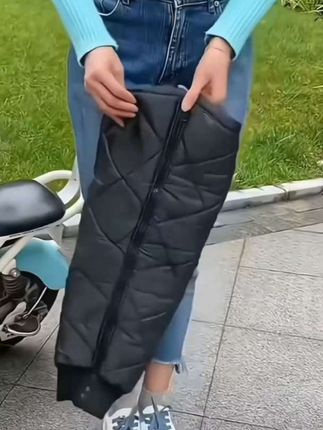 冬季电动摩托车护膝保暖挡风护腿加绒护膝男女防寒女加厚防风骑车#冬季电动摩托车护膝 #加厚加绒防风护膝