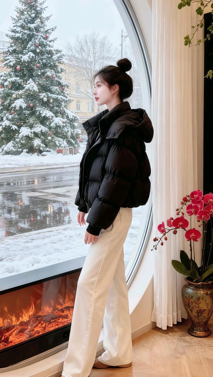 #轻松摆脱路人感的韩系穿搭 #小个子女生秋冬就这样穿 #冬日穿搭测评 #细节满满的秋冬没计感穿搭 #秋冬基础款打底合集