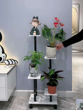 阳台室内简易落地式移动多层铁艺花架,加粗纲架结实耐用带滑轮设计,移动方便 #多层花架 可移动带轮绿萝花盆架,铁艺多层阳台植物摆放架#花架子客厅花盆架 #可移动花盆托盘#室内绿植 #花架 @DOU+上热门 @DOU+小助手