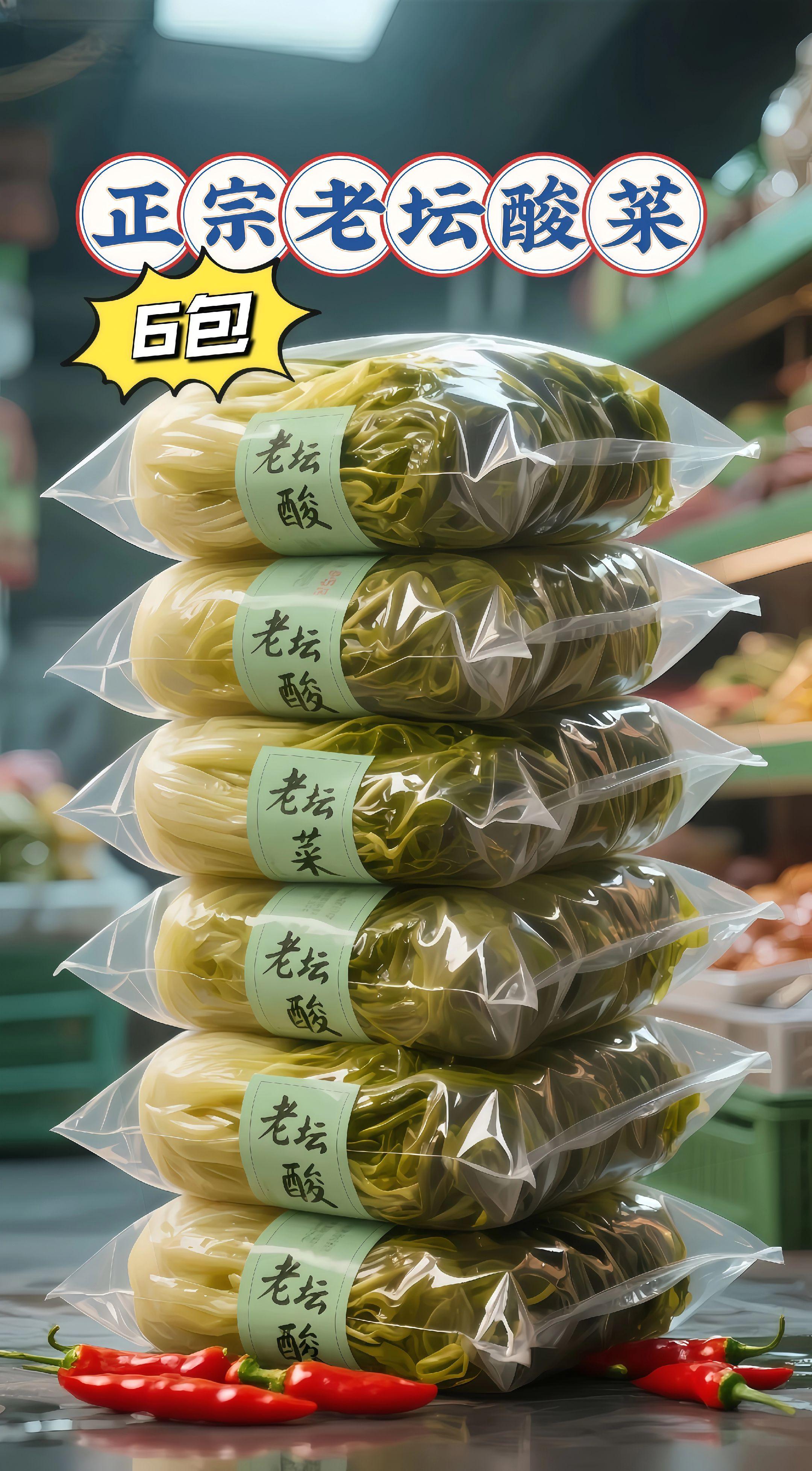正宗四川老坛酸菜。家人们,想吃正宗四川老坛酸菜的不要错过了,古方腌的酸菜!只挑本地霜后脆青菜,老陶坛密封90天慢发酵,酸香纯粹不冲鼻,没有工业酸味。 嚼着脆爽不软塌,酸得醇厚、鲜得地道,老坛酸菜牛肉面、酸菜鱼、酸菜肥肠、酸菜炒肉、拌面条、炒腊肉、炖豆腐等等都绝配,白粥里加一勺也超开胃。 真空小袋分装,到手6包,吃一袋拆一袋,不用怕受潮变质;零防腐剂,老人小孩都能吃,快来尝鲜吧#强烈推荐 #下饭菜 #舌尖上的味道 #四川老坛酸菜 #这味地道 @DOU+小助手 @DOU+上热门