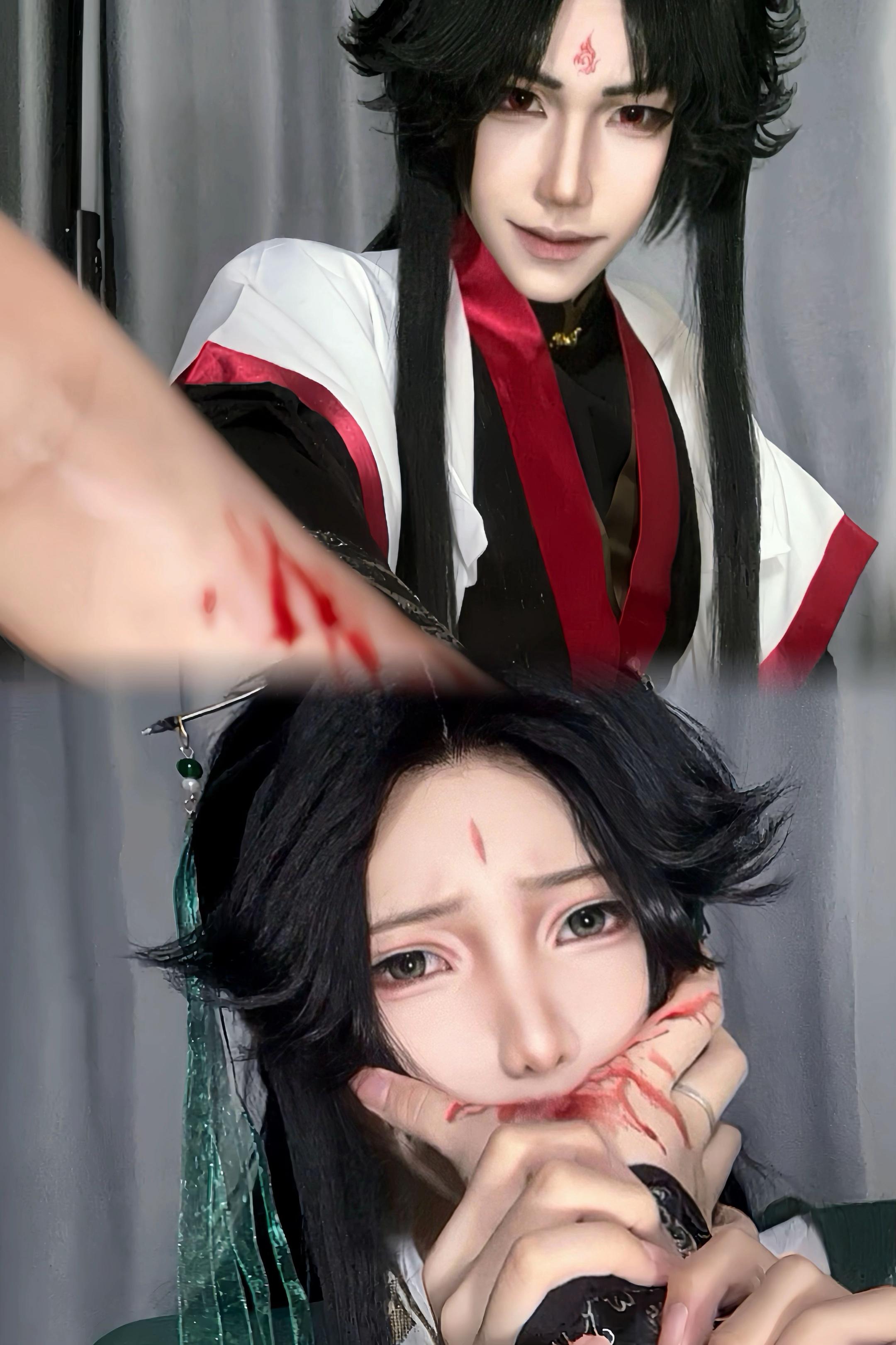 “师尊,别吐啊,天魔之血虽然污秽,但喝了也不一定会死的,对吧?”#渣反#墨香铜臭 #冰秋 #cos