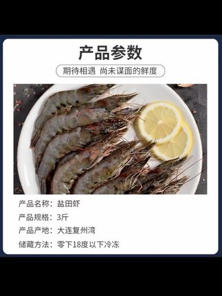#虾 【大连盐业】复州湾盐田虾3斤急冻每斤30-40只 左右有大有小介意勿拍#盐田虾 #海鲜 #海鲜原产地 #海鲜水产