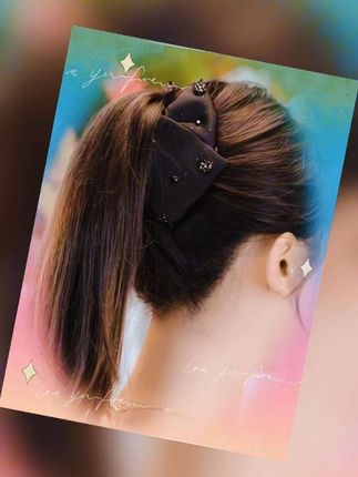 #路易斯星语抓夹气质优雅时尚百搭后脑勺发夹