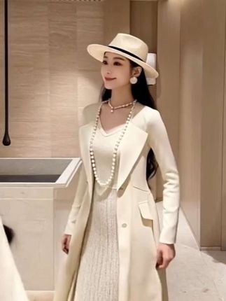 【珍珠少女】长袖连衣裙女2025新款秋高级感内搭针织裙#人体如何增加抵抗力 #喝茶会伤胃吗 #黑米的膳食纤维含量 #小知识大健康