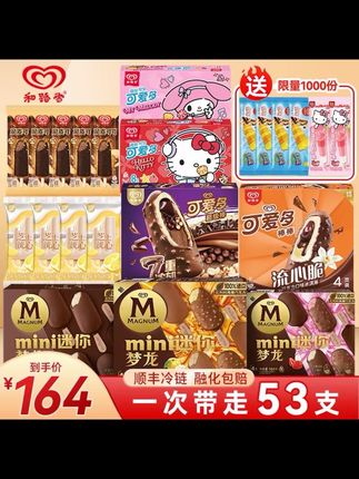 【爆款全家福53支】迷你梦龙可爱多 经典搭配冰淇淋雪糕批发#梦龙雪糕 #梦龙冰淇淋 #冰淇淋 #冰淇淋新吃法