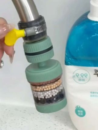 终于让我找到了,这个水龙头过滤器#水龙头过滤器-360度旋转伸缩 #水龙头过滤器防溅水 #水龙头过滤器伸缩喷头@巨量千川 @DOU+小助手