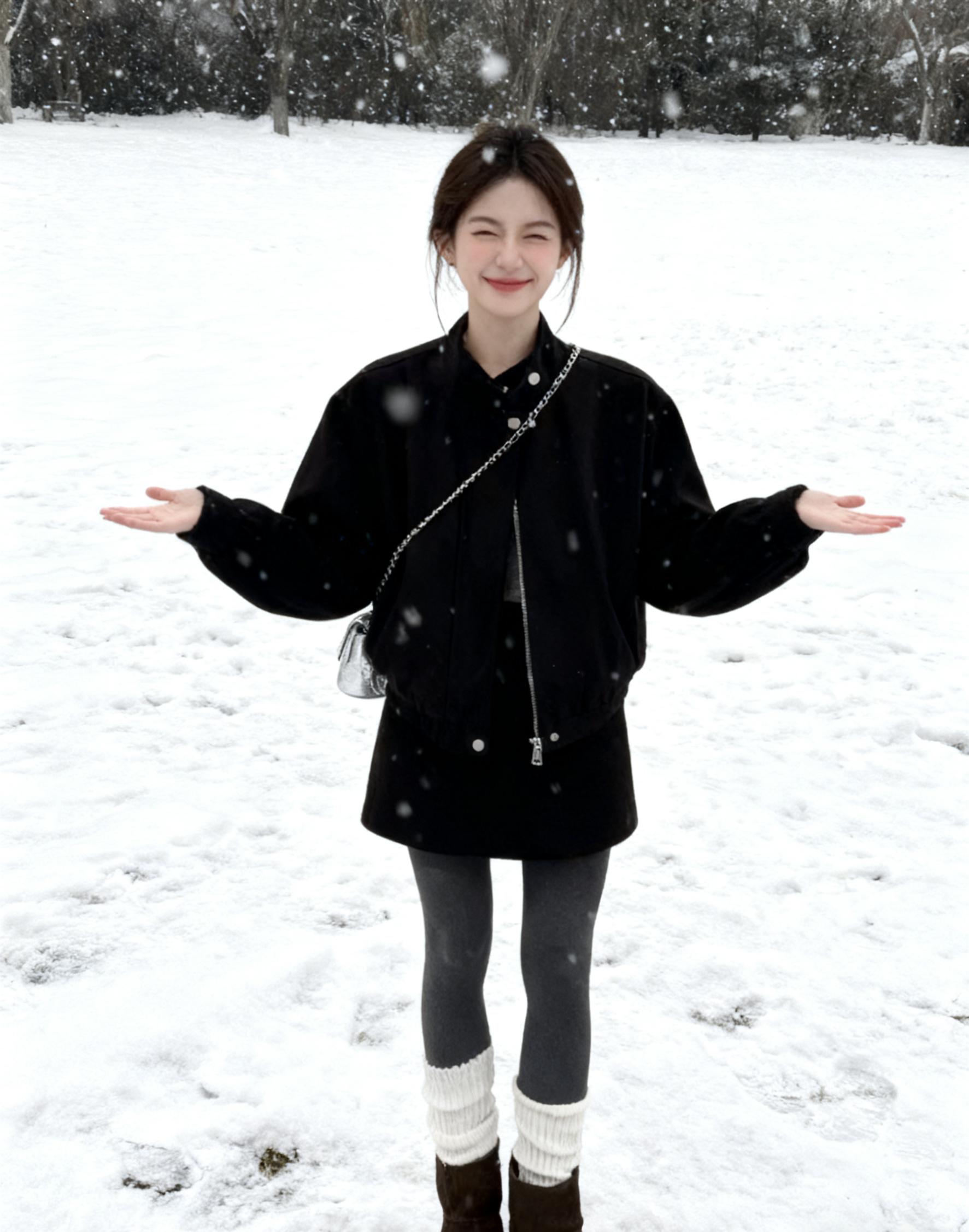 #这也太好看了 #雪景 #每日分享 #冬季穿搭