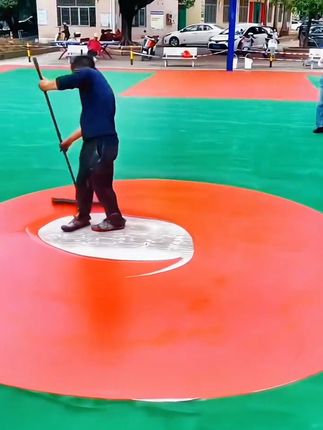 地坪漆#地面装饰#水性地坪漆#施工方便#装修#地面翻新