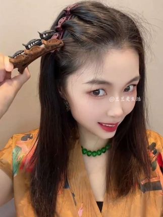 #头饰发饰 #日常发型 #侧边夹 #发型教程 #手残党也能学会的发型