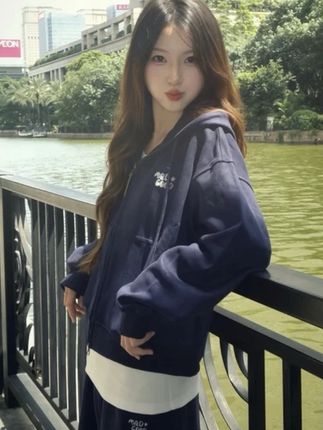 洋气减龄宽松显瘦休闲运动套装女韩系连帽卫衣阔腿裤#女装#显瘦#百搭#推荐#时尚