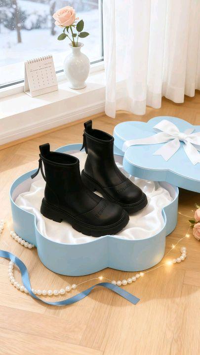 女童短靴2025秋冬新款童鞋加绒二棉靴切尔西马丁靴#哎呦喂你鞋真好看 #好穿不累脚 #马丁靴 #穿搭 #秋冬穿搭