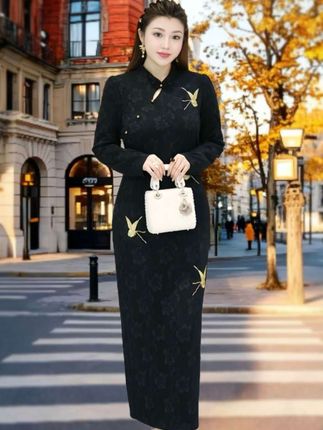 #大码女装 #轻奢女装 #连衣裙 #旗袍 #气质穿搭