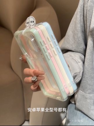 终于出安卓型号了!磨砂炫彩三合一透明壳~高级感拉满 久用不发黄#这个手机壳真的长在我心巴上了 #不发黄透明手机壳 #高级感 #手机壳