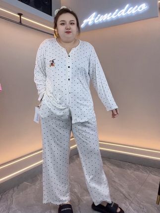 #睡衣家居服 #面料柔软舒适 #120到220斤可穿大码女装