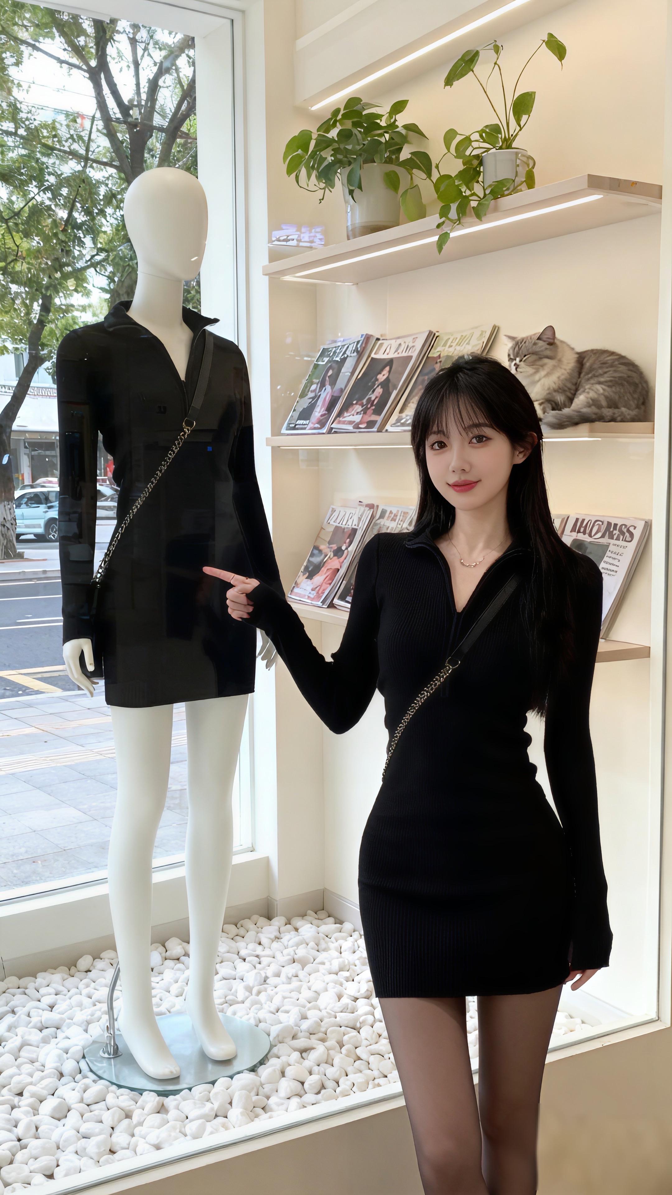 #辣妹穿搭  #拽姐穿搭 #辣妹穿搭 #黑色系穿搭 #御姐