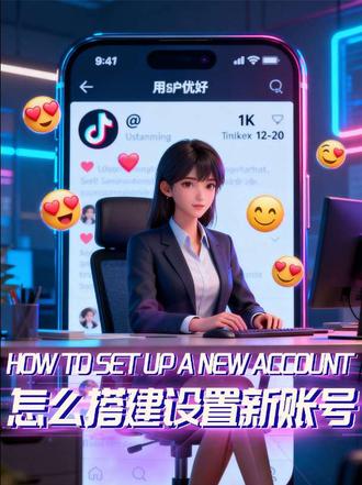 新账号不会设置个和搭建? 我该不该告诉他怎么搭建和设置新账号呢?#干货分享 #新手起号 #赤峰数字电商基地