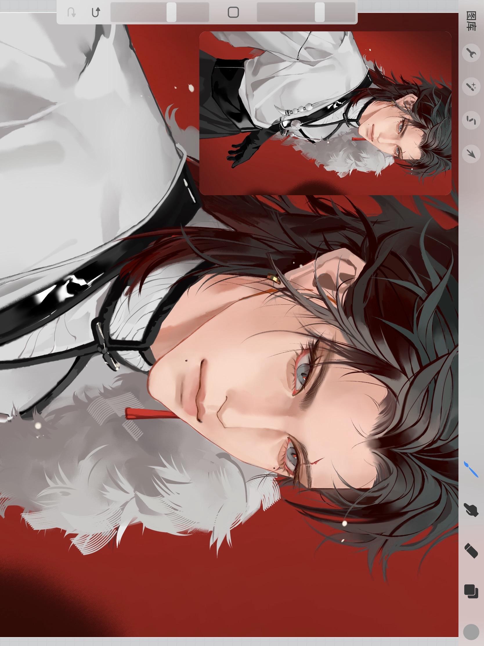 漂亮孩子。#画画 #古风 #oc #板绘 #燕云十六声