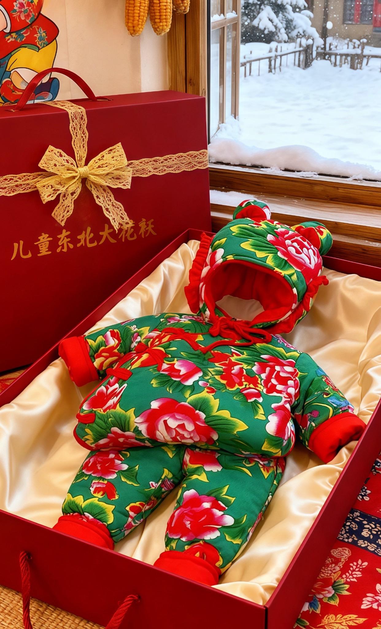 冬季儿童洋气中国风东北大花套装时髦套装。降温了我看看是谁还没有给咱小宝贝准备这套大花袄呢#东北大花袄 #儿童东北大花棉袄 #东北大花袄土到极致就是潮 #儿童东北大花套装 #唐装穿搭 @抖音上热门 @抖音小助手 @抖音Dou+上热门