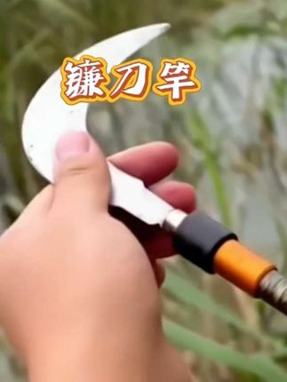 #户外钓鱼 #渔具用品 #抄网杆 #镰刀杆 #钓鱼用品 @DOU+小助手