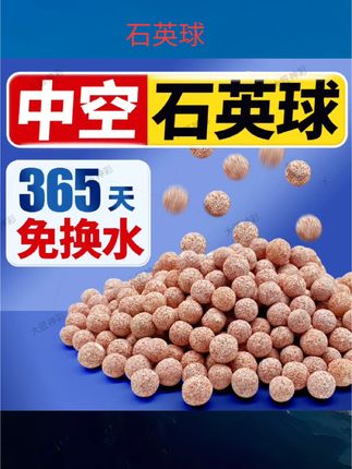 鱼缸过滤材料中空石英球混合滤材周转箱硝化细菌屋陶瓷环火山石#石英球滤材 #石英球 #石英球石
