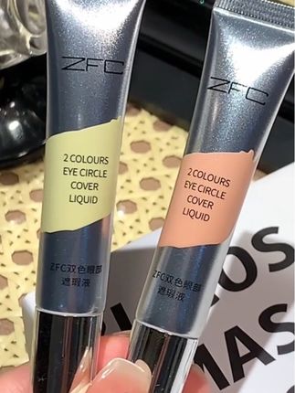 ZFC魅师·双色眼部遮瑕液遮瑕痘印遮瑕液提亮黑眼圈纹身均匀肤色