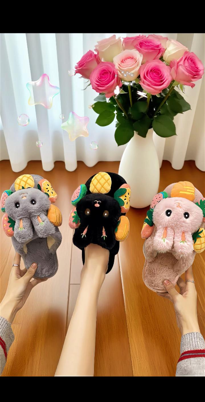 #超便宜超划算 #秋冬必备 #棉拖鞋 #舒适养脚 #谁穿谁好看系列