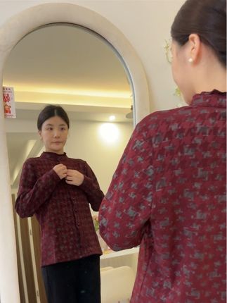 中秋不给老妈买月饼,还是买衣服更加实穿#妈妈的世界很小里面装满了你 #妈妈的小棉袄