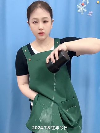 #围裙#防水防油围裙#新款围裙 #围裙工作服