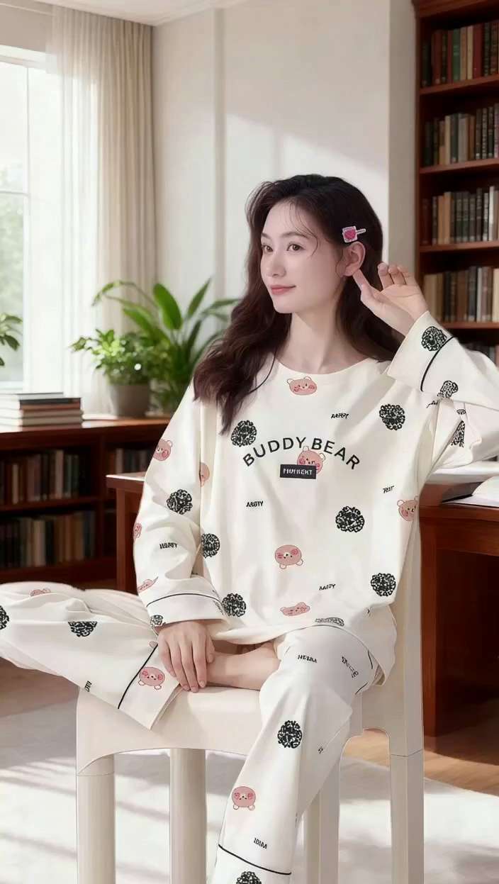 #睡衣种草 #秋日氛围感 #居家好物 #家居服套装#长袖睡衣@抖加🔥上热门🔥dou+🔥热点宝 @DOU+上热门
