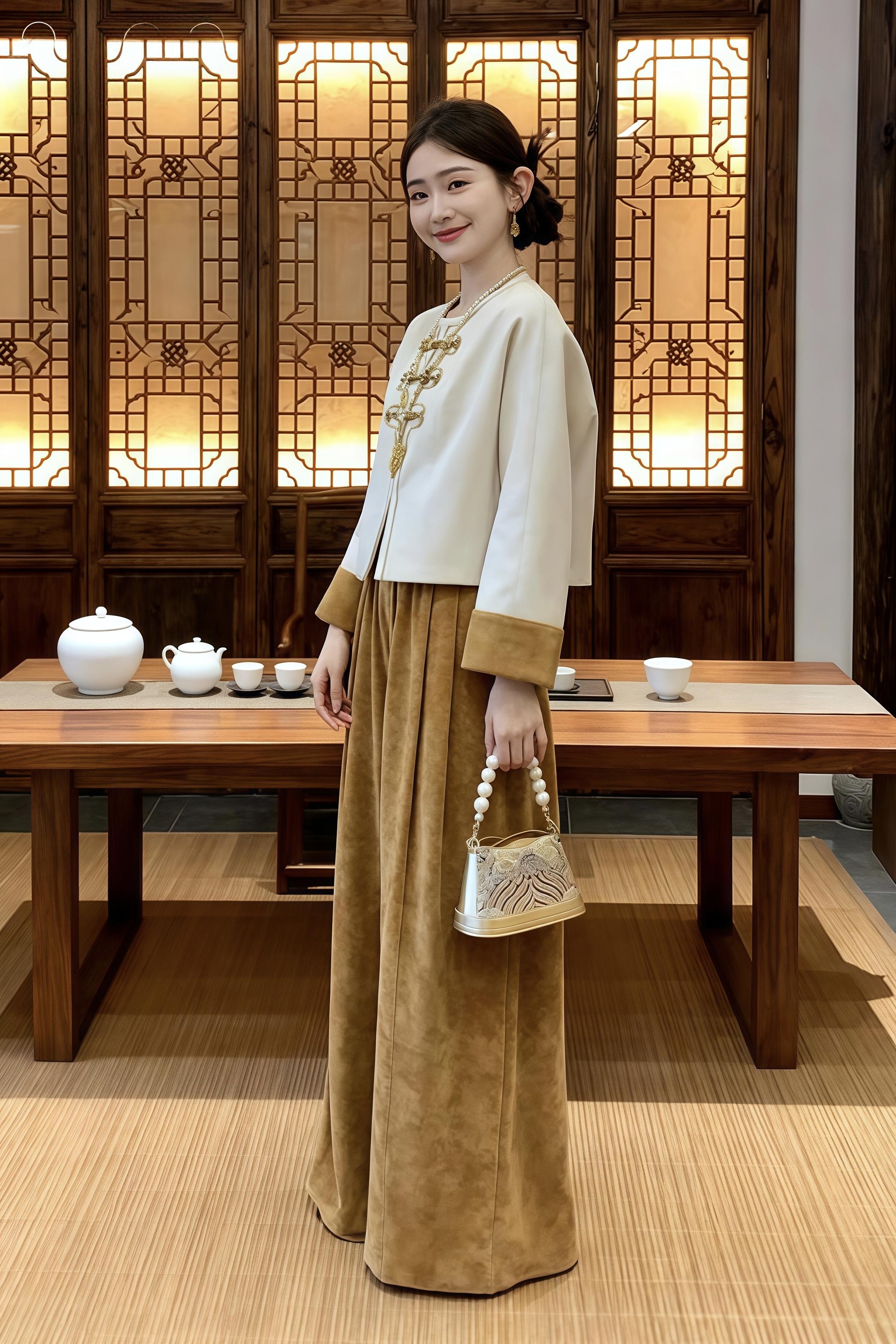 #国风穿搭# #复古穿搭拿捏# #时尚气质穿搭# #早秋冷冽又随性的气质穿搭#