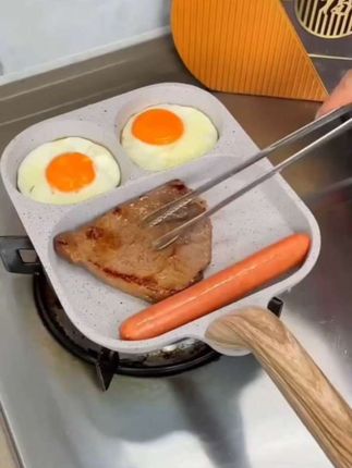 用这个三合一煎蛋锅,几分钟就能搞定全家早餐,不沾好清洗,太实用了#煎蛋锅 #麦饭石不粘锅#平底煎锅#煎蛋锅三合一#厨房好物