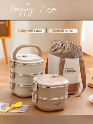 #不锈钢保温饭盒#上班族手提饭盒#方便实用