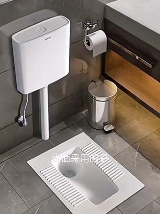 卫生间加厚马桶蹲便器冲水箱套装#马桶蹲便器冲水箱 #蹲便器套装 #卫浴蹲便器 #家装卫浴 #家装装修