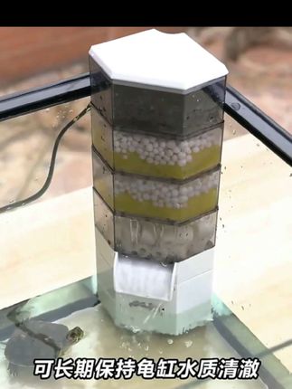 #龟缸过滤器 #龟缸专用净水吸粪安静小型瀑布内置低水位过滤水循环乌龟缸过滤器#萌宠好物@抖音小助手 #萌宠好物
