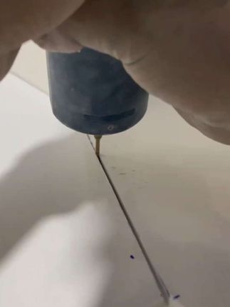 台面拼缝直刀无缝拼接刀头石材角磨机接缝神器修边机钎焊刀片工具#石材加工 #现场施工