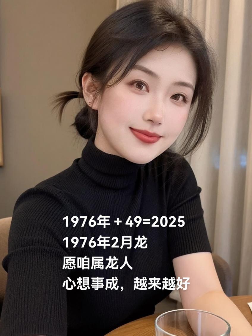 76年的龙,一晃就50岁了#休闲减龄穿搭#穿出自己的风格#穿搭#抖音ai创作