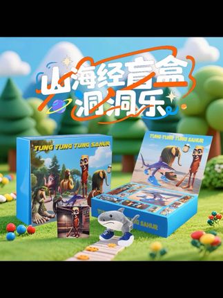 山海经惊喜洞洞乐!#玩个很新的东西 #拆盲盒 #送给孩子好玩的礼物