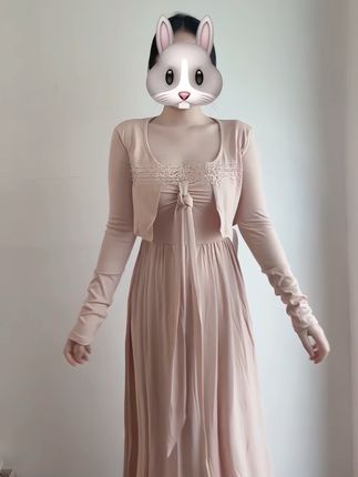 #连衣裙 #长款连衣裙 #微胖 #梨形身材穿搭