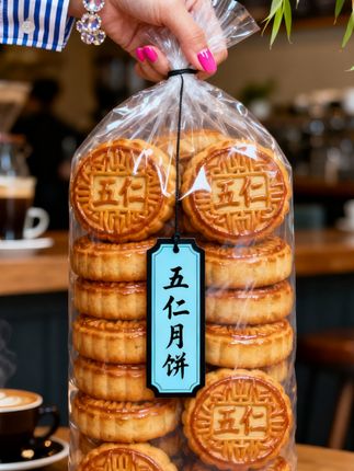 #图文伙伴计划2025 五仁月饼,藏着岁月沉淀的中秋记忆。核桃的醇厚、杏仁的甘香、花生的酥脆,再搭配香脆瓜子与焦香芝麻,每一味食材都历经精挑细选,入口便能尝到诚意满满。酸甜果脯与层次分明的酥皮完美融合,轻咬一口,坚果的香气与果脯的清甜交织,丰富口感在舌尖蔓延。中秋团圆夜,让这份经典的五仁月饼,为欢聚增添一份甜蜜与温馨。#中式糕点 #传统手工 #点心美食 #五仁月饼