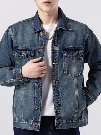 秋季重磅怀旧牛仔夹克美式复古丹宁牛仔外套高端大牛修身大码男装#只做高品质 #牛仔外套 #爱了爱了 #强烈推荐 #谁穿谁好看