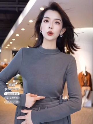 #哥弟 暖到骨子里!灰色双面德绒发热衣#打底衣 #保暖衣 #秋冬穿搭 #保暖不臃肿