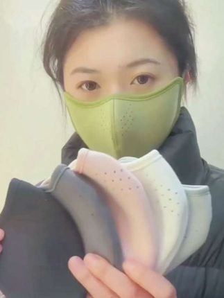 全脸防护东北抗寒防雾口罩,加绒户外防风骑行面罩女#防护面罩 #男女同款 #骑行面罩#防寒保暖面罩#户外好物