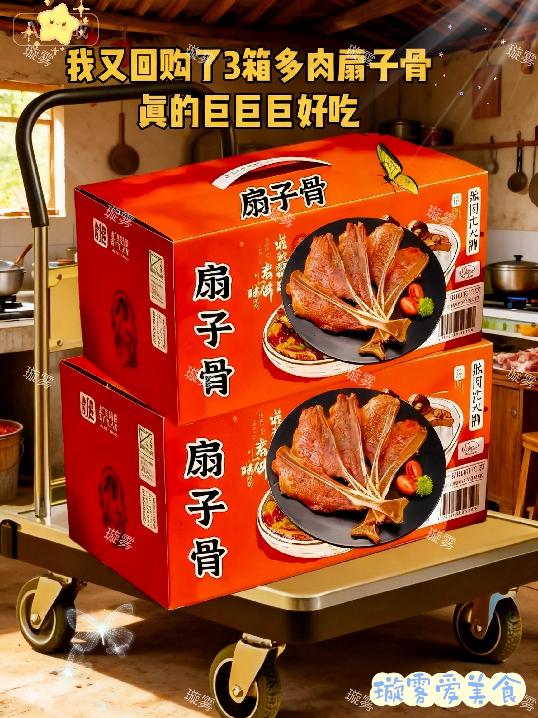 手抓多肉小扇子骨来啦!!以前只有去饭店才能吃到,现在在家轻轻松松搞定,最喜欢炸着吃又方便又好吃,炸完以后放点配料一炒也老好吃了,空气炸锅烤也可以,就算零厨艺也能做!骨小肉多肉质细腻,餐桌上的一道美食,现在活动多囤点。。#扇子骨家常做法 #扇子骨#妈呀太香了#好吃到停不下来 #手抓扇子骨