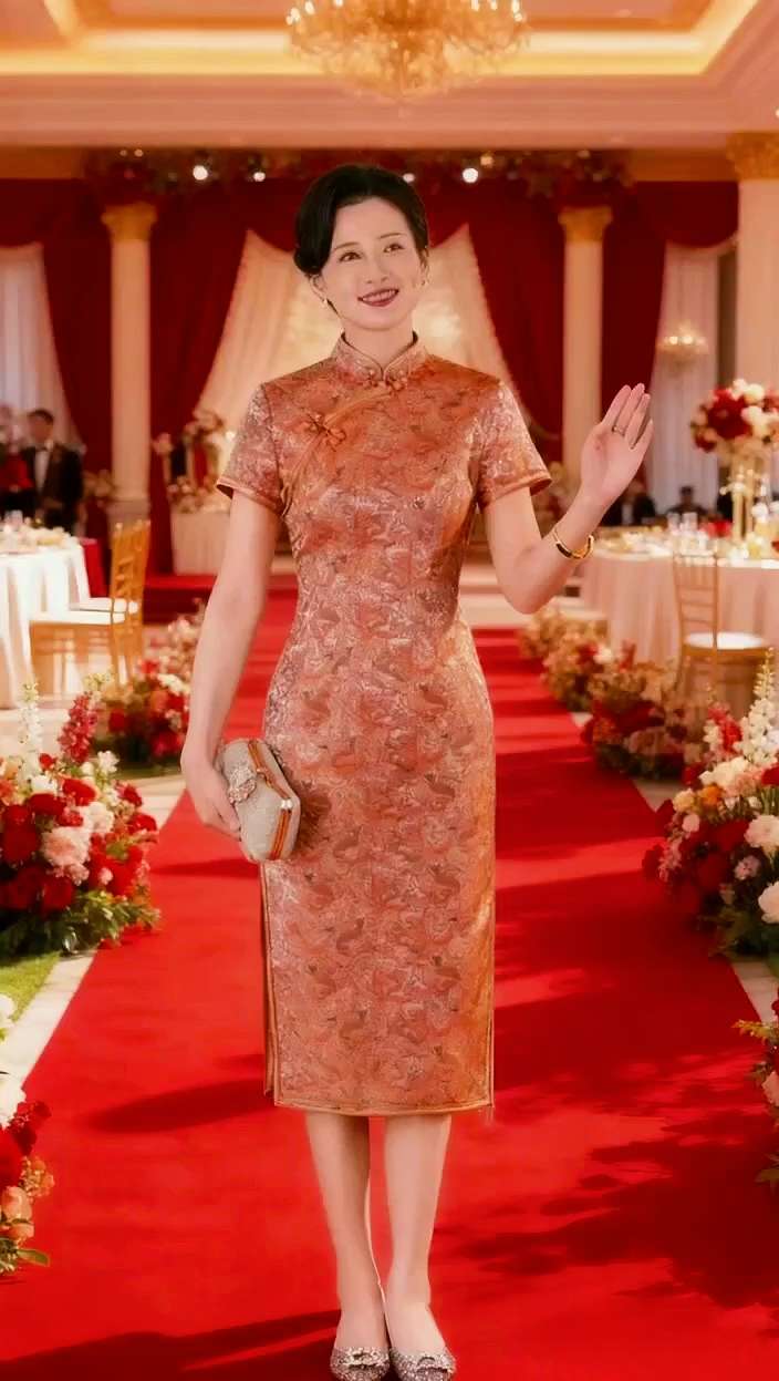 #婚庆礼服#喜婆婆喜妈妈#高端大气#婚宴妈妈装#敬酒服 喜妈妈喜婆婆婚宴礼服