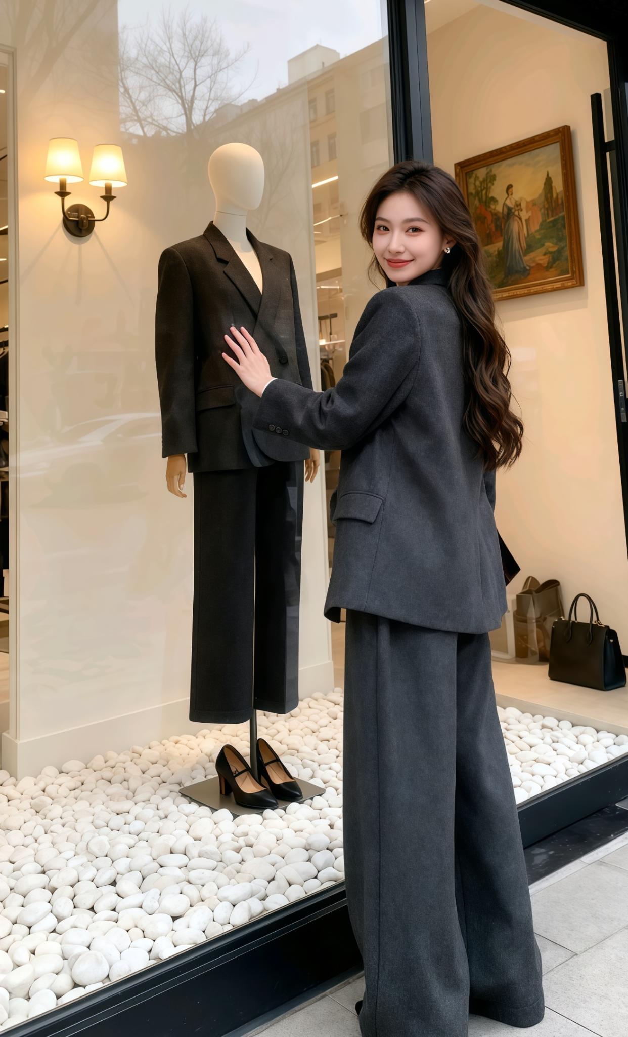 西装外套的故事 她在橱窗看到那套西装,熟悉又刺痛。那是他最爱的穿搭风格。 曾经,他总穿着类似西装,带她穿梭城市。后来他突然消失,只留回忆。 此刻,指尖触碰面料,往事翻涌。她闭眼,却觉身旁气息熟悉。睁眼,竟是他! 他沙哑开口:“一直在找你,这套西装,本想重新穿给你看……” 她眼眶泛红,原来,爱意从未随西装尘封,一直在岁月里等重逢。#高级感穿搭 #秋冬穿搭 #如何在咖啡店三分钟出大片#我的初冬穿搭look#暖fufu的冬日ootd@抖加🔥上热门🔥dou+🔥热点宝