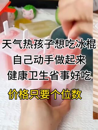 冰棒雪糕模具制冰模具家用diy自制可爱老冰棍冰淇淋模具神器创意 #雪糕模具家用 #@DOU+上热门 @DOU+小助手
