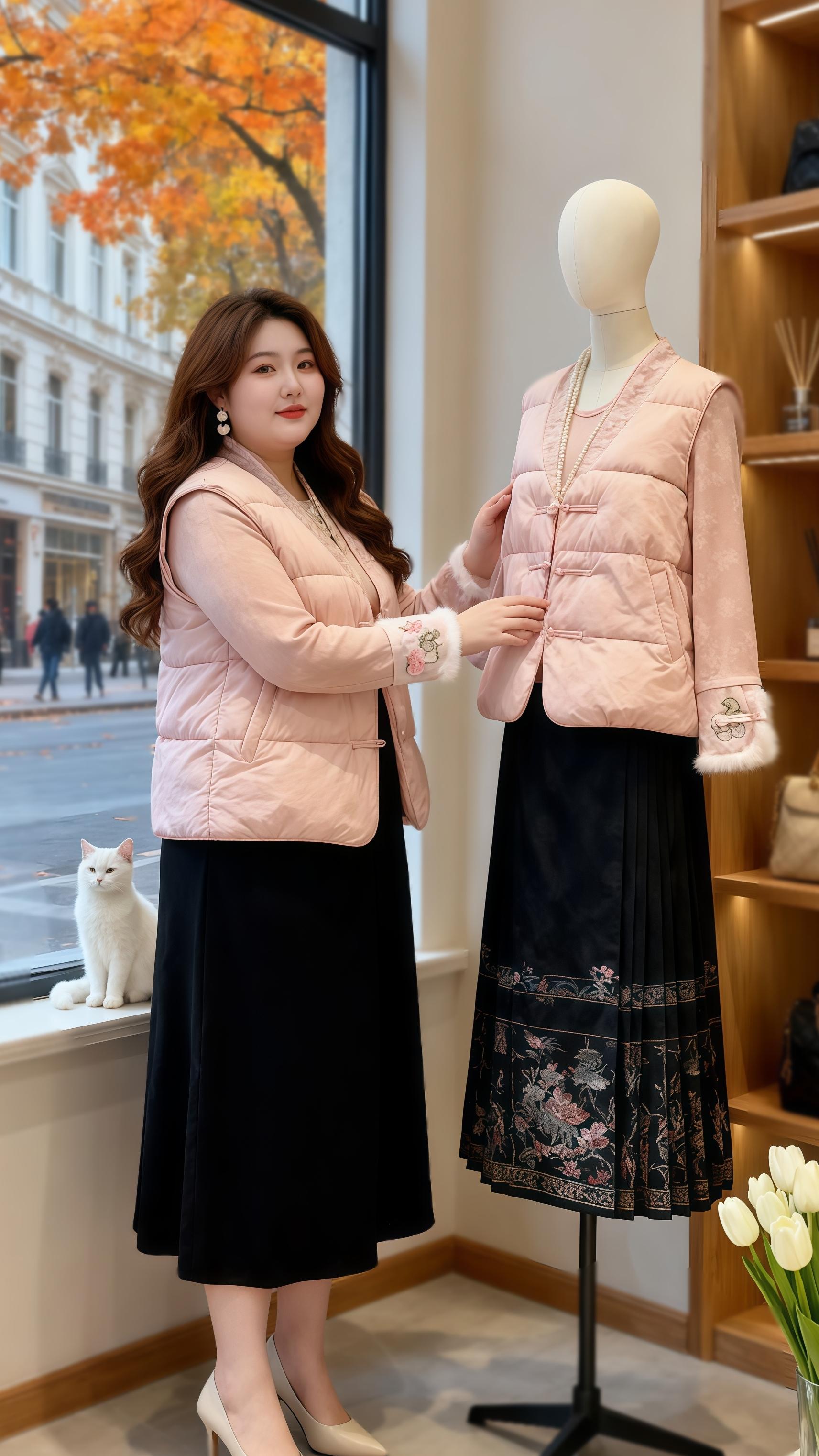 #谁穿谁好看 #每日穿搭 #气质穿搭#大码女装120斤到220斤 #冬日穿搭测评#早秋姐感气质穿搭@DOU+上热门 @DOU+小助手